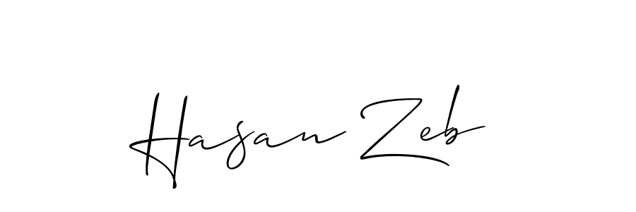 You should practise on your own different ways (Allison_Script) to write your name (Hasan Zeb) in signature. don't let someone else do it for you. Hasan Zeb signature style 2 images and pictures png