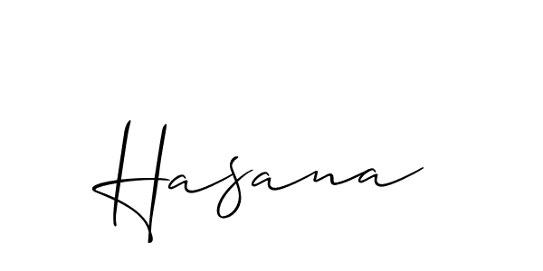 Make a beautiful signature design for name Hasana. Use this online signature maker to create a handwritten signature for free. Hasana signature style 2 images and pictures png