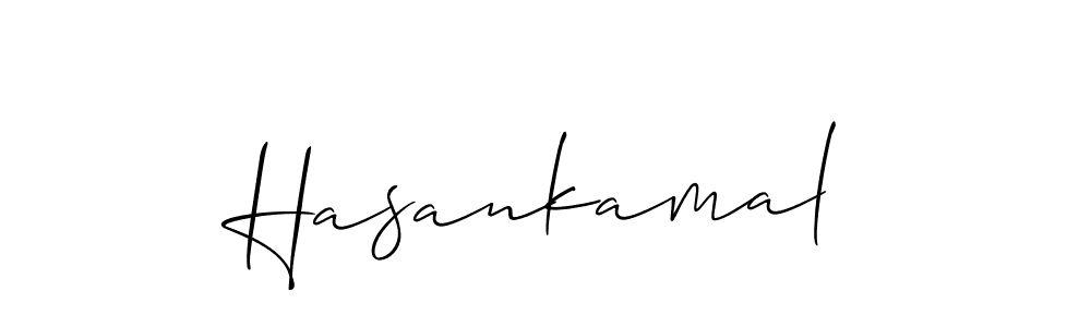 You should practise on your own different ways (Allison_Script) to write your name (Hasankamal) in signature. don't let someone else do it for you. Hasankamal signature style 2 images and pictures png