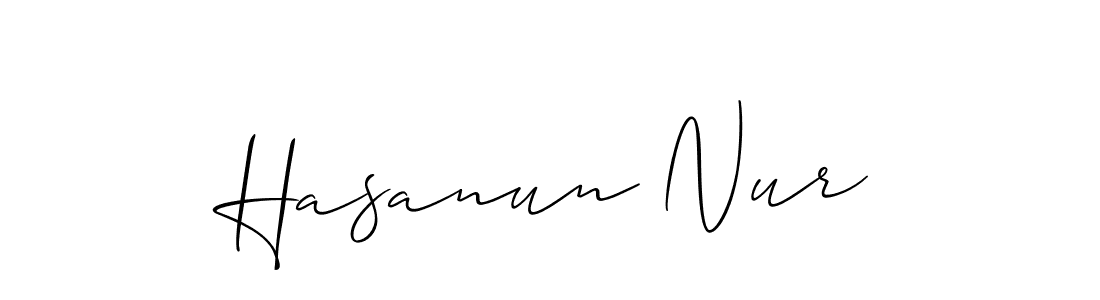 See photos of Hasanun Nur official signature by Spectra . Check more albums & portfolios. Read reviews & check more about Allison_Script font. Hasanun Nur signature style 2 images and pictures png