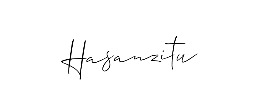 You should practise on your own different ways (Allison_Script) to write your name (Hasanzitu) in signature. don't let someone else do it for you. Hasanzitu signature style 2 images and pictures png