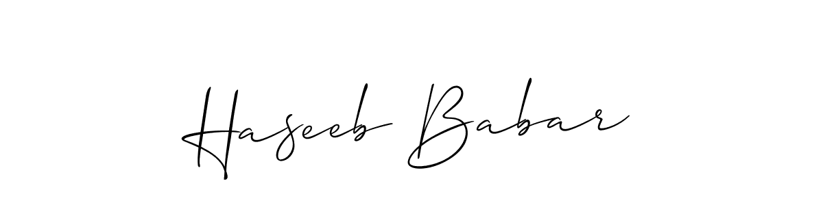 Here are the top 10 professional signature styles for the name Haseeb Babar. These are the best autograph styles you can use for your name. Haseeb Babar signature style 2 images and pictures png