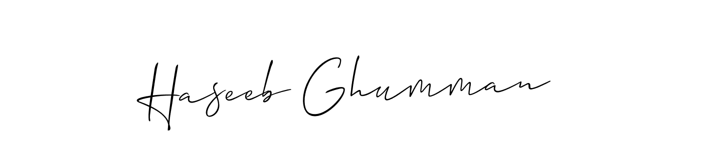 The best way (Allison_Script) to make a short signature is to pick only two or three words in your name. The name Haseeb Ghumman include a total of six letters. For converting this name. Haseeb Ghumman signature style 2 images and pictures png