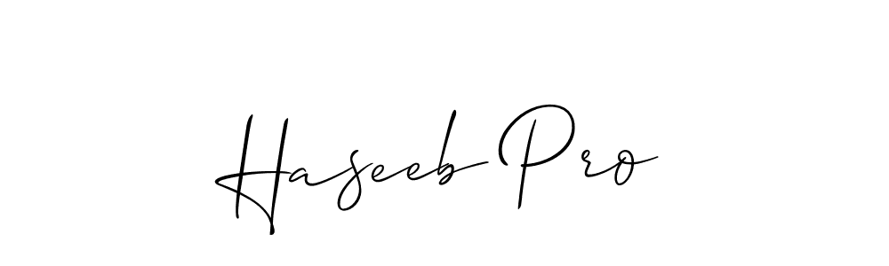 You can use this online signature creator to create a handwritten signature for the name Haseeb Pro. This is the best online autograph maker. Haseeb Pro signature style 2 images and pictures png