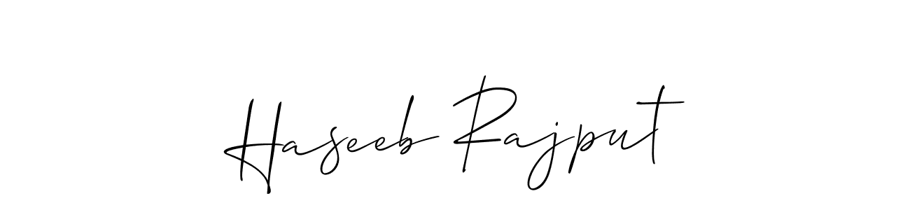 You can use this online signature creator to create a handwritten signature for the name Haseeb Rajput. This is the best online autograph maker. Haseeb Rajput signature style 2 images and pictures png