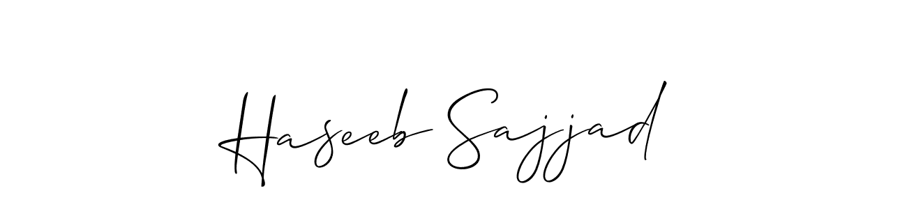 Best and Professional Signature Style for Haseeb Sajjad. Allison_Script Best Signature Style Collection. Haseeb Sajjad signature style 2 images and pictures png