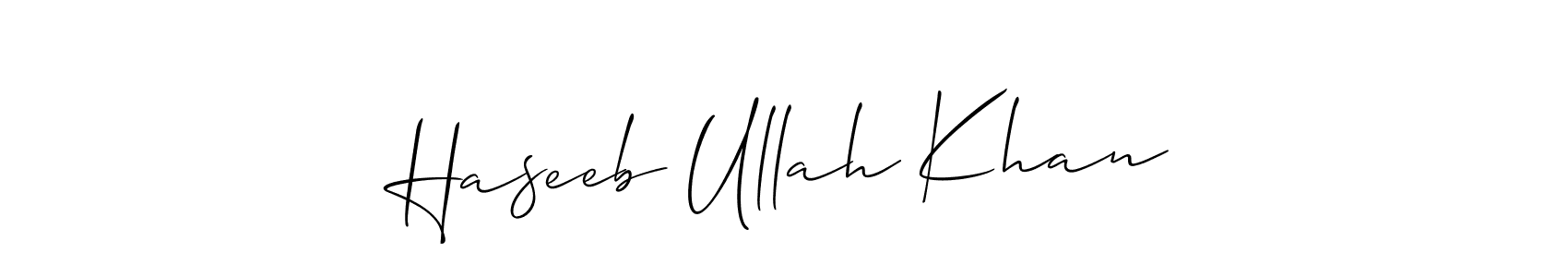 See photos of Haseeb Ullah Khan official signature by Spectra . Check more albums & portfolios. Read reviews & check more about Allison_Script font. Haseeb Ullah Khan signature style 2 images and pictures png