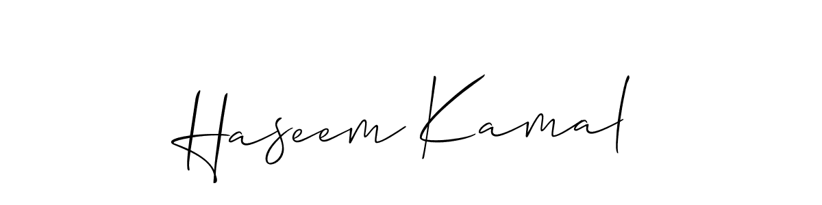 Also You can easily find your signature by using the search form. We will create Haseem Kamal name handwritten signature images for you free of cost using Allison_Script sign style. Haseem Kamal signature style 2 images and pictures png