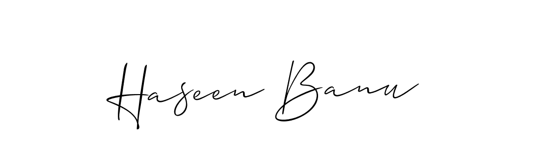 Once you've used our free online signature maker to create your best signature Allison_Script style, it's time to enjoy all of the benefits that Haseen Banu name signing documents. Haseen Banu signature style 2 images and pictures png