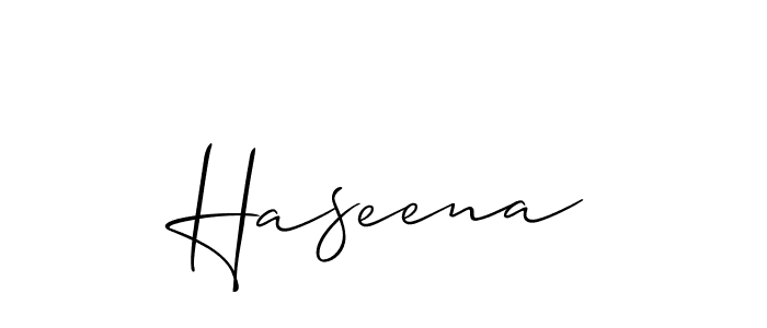 Similarly Allison_Script is the best handwritten signature design. Signature creator online .You can use it as an online autograph creator for name Haseena. Haseena signature style 2 images and pictures png