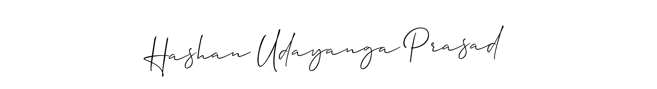 Create a beautiful signature design for name Hashan Udayanga Prasad. With this signature (Allison_Script) fonts, you can make a handwritten signature for free. Hashan Udayanga Prasad signature style 2 images and pictures png