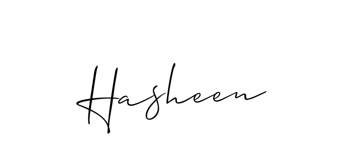Make a short Hasheen signature style. Manage your documents anywhere anytime using Allison_Script. Create and add eSignatures, submit forms, share and send files easily. Hasheen signature style 2 images and pictures png