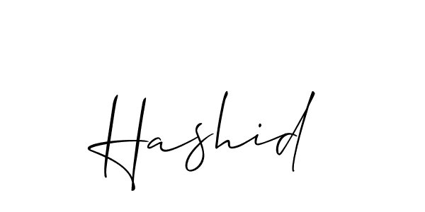 How to Draw Hashid signature style? Allison_Script is a latest design signature styles for name Hashid. Hashid signature style 2 images and pictures png