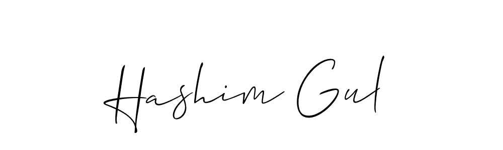 You should practise on your own different ways (Allison_Script) to write your name (Hashim Gul) in signature. don't let someone else do it for you. Hashim Gul signature style 2 images and pictures png