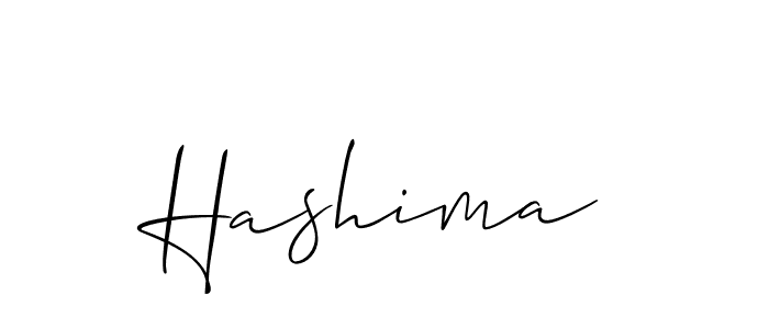 Make a beautiful signature design for name Hashima. With this signature (Allison_Script) style, you can create a handwritten signature for free. Hashima signature style 2 images and pictures png