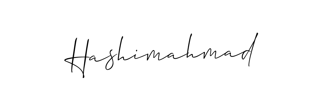You should practise on your own different ways (Allison_Script) to write your name (Hashimahmad) in signature. don't let someone else do it for you. Hashimahmad signature style 2 images and pictures png