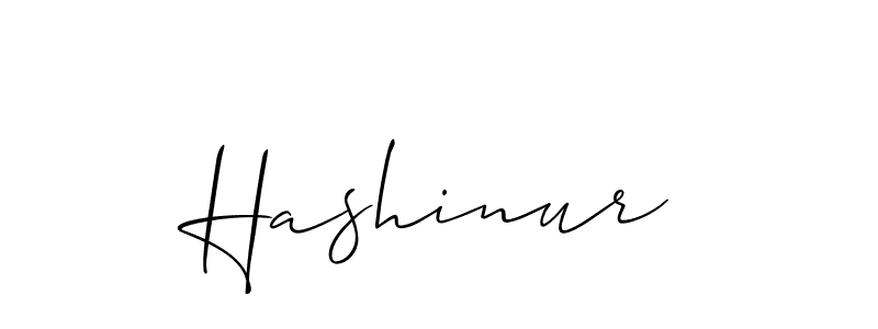 It looks lik you need a new signature style for name Hashinur. Design unique handwritten (Allison_Script) signature with our free signature maker in just a few clicks. Hashinur signature style 2 images and pictures png