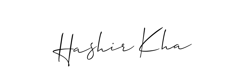 How to make Hashir Kha name signature. Use Allison_Script style for creating short signs online. This is the latest handwritten sign. Hashir Kha signature style 2 images and pictures png