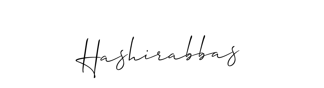 Create a beautiful signature design for name Hashirabbas. With this signature (Allison_Script) fonts, you can make a handwritten signature for free. Hashirabbas signature style 2 images and pictures png