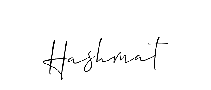 Make a beautiful signature design for name Hashmat. With this signature (Allison_Script) style, you can create a handwritten signature for free. Hashmat signature style 2 images and pictures png