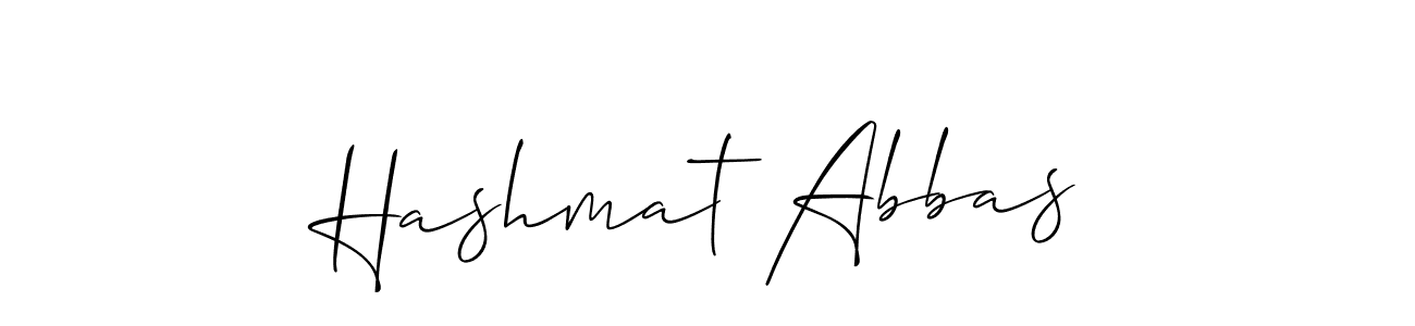 Hashmat Abbas stylish signature style. Best Handwritten Sign (Allison_Script) for my name. Handwritten Signature Collection Ideas for my name Hashmat Abbas. Hashmat Abbas signature style 2 images and pictures png