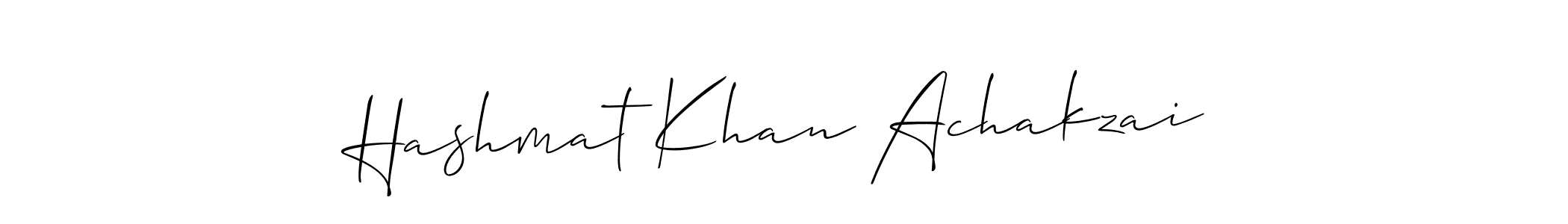 Similarly Allison_Script is the best handwritten signature design. Signature creator online .You can use it as an online autograph creator for name Hashmat Khan Achakzai. Hashmat Khan Achakzai signature style 2 images and pictures png