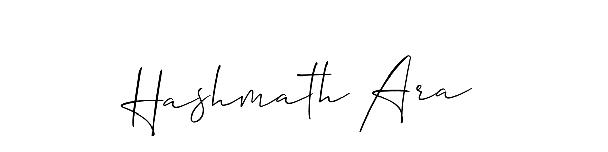 Hashmath Ara stylish signature style. Best Handwritten Sign (Allison_Script) for my name. Handwritten Signature Collection Ideas for my name Hashmath Ara. Hashmath Ara signature style 2 images and pictures png