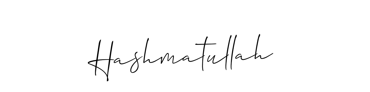 Design your own signature with our free online signature maker. With this signature software, you can create a handwritten (Allison_Script) signature for name Hashmatullah. Hashmatullah signature style 2 images and pictures png