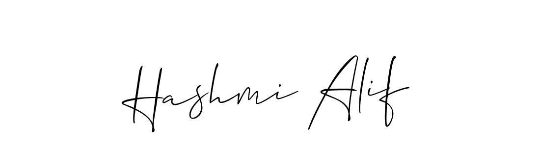 Allison_Script is a professional signature style that is perfect for those who want to add a touch of class to their signature. It is also a great choice for those who want to make their signature more unique. Get Hashmi Alif name to fancy signature for free. Hashmi Alif signature style 2 images and pictures png