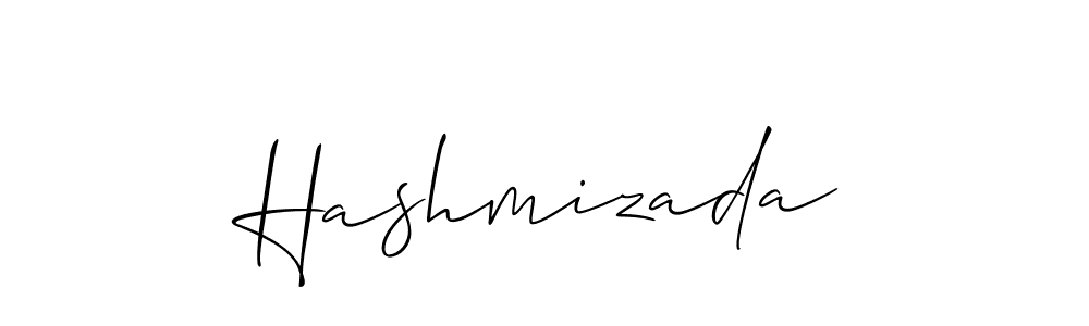 Use a signature maker to create a handwritten signature online. With this signature software, you can design (Allison_Script) your own signature for name Hashmizada. Hashmizada signature style 2 images and pictures png