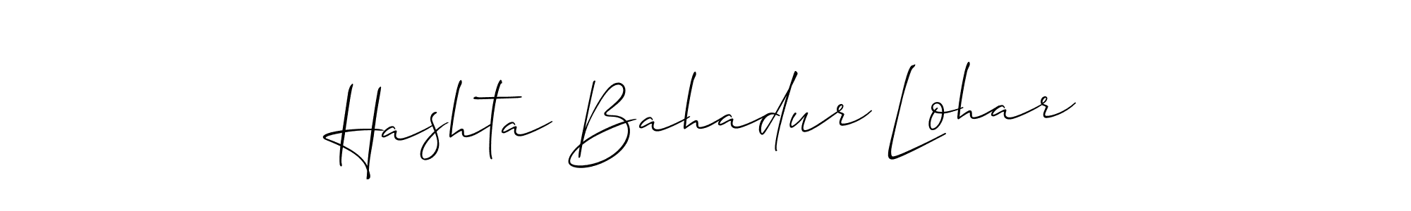 See photos of Hashta Bahadur Lohar official signature by Spectra . Check more albums & portfolios. Read reviews & check more about Allison_Script font. Hashta Bahadur Lohar signature style 2 images and pictures png