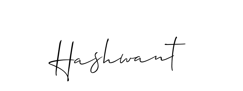 Create a beautiful signature design for name Hashwant. With this signature (Allison_Script) fonts, you can make a handwritten signature for free. Hashwant signature style 2 images and pictures png