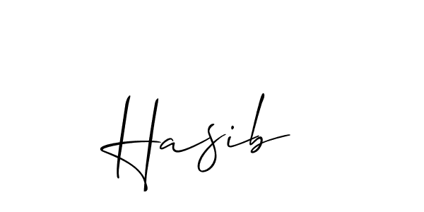 How to Draw Hasib  signature style? Allison_Script is a latest design signature styles for name Hasib . Hasib  signature style 2 images and pictures png