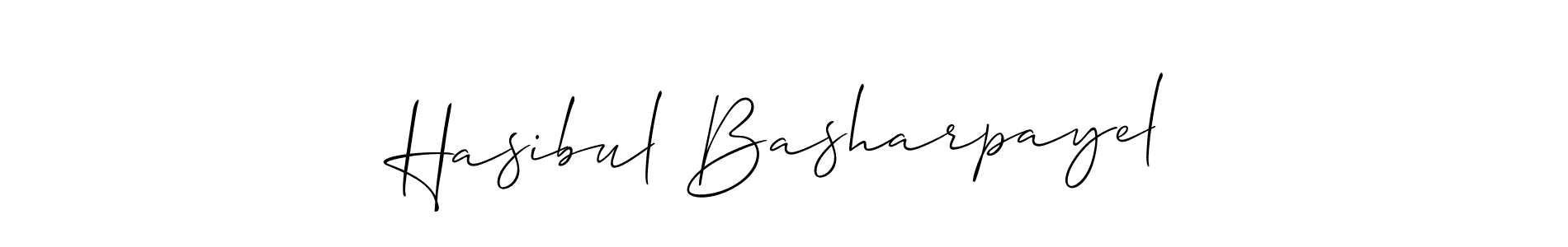 Make a short Hasibul Basharpayel signature style. Manage your documents anywhere anytime using Allison_Script. Create and add eSignatures, submit forms, share and send files easily. Hasibul Basharpayel signature style 2 images and pictures png