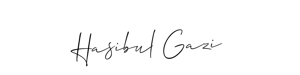 Make a short Hasibul Gazi signature style. Manage your documents anywhere anytime using Allison_Script. Create and add eSignatures, submit forms, share and send files easily. Hasibul Gazi signature style 2 images and pictures png