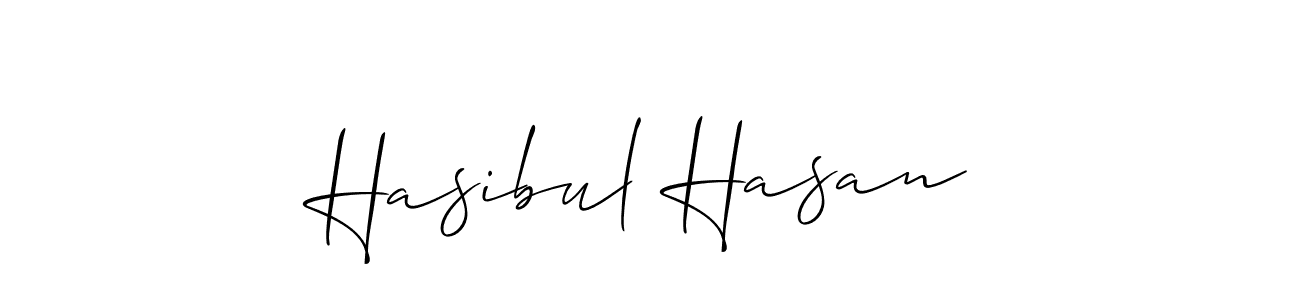 The best way (Allison_Script) to make a short signature is to pick only two or three words in your name. The name Hasibul Hasan include a total of six letters. For converting this name. Hasibul Hasan signature style 2 images and pictures png