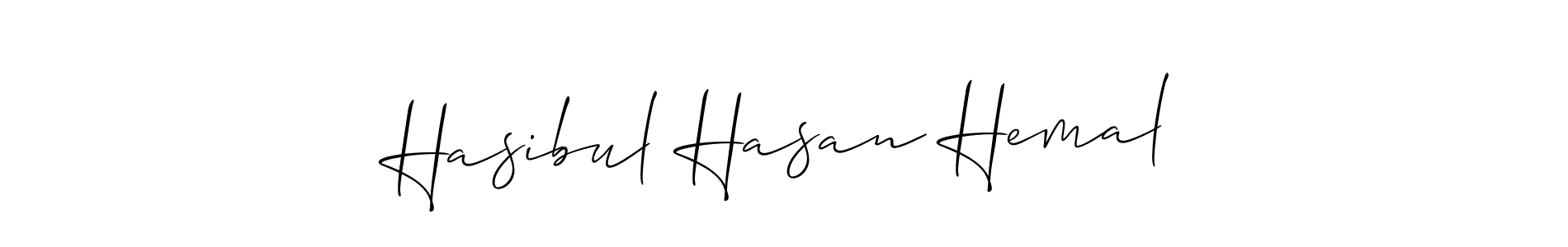 Similarly Allison_Script is the best handwritten signature design. Signature creator online .You can use it as an online autograph creator for name Hasibul Hasan Hemal. Hasibul Hasan Hemal signature style 2 images and pictures png