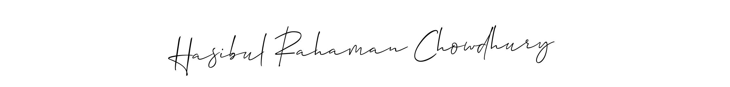 Hasibul Rahaman Chowdhury stylish signature style. Best Handwritten Sign (Allison_Script) for my name. Handwritten Signature Collection Ideas for my name Hasibul Rahaman Chowdhury. Hasibul Rahaman Chowdhury signature style 2 images and pictures png