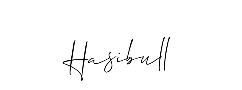 Make a beautiful signature design for name Hasibull. Use this online signature maker to create a handwritten signature for free. Hasibull signature style 2 images and pictures png