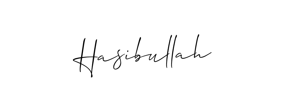 Similarly Allison_Script is the best handwritten signature design. Signature creator online .You can use it as an online autograph creator for name Hasibullah. Hasibullah signature style 2 images and pictures png