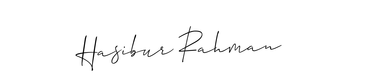 How to make Hasibur Rahman name signature. Use Allison_Script style for creating short signs online. This is the latest handwritten sign. Hasibur Rahman signature style 2 images and pictures png