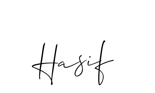 Also we have Hasif name is the best signature style. Create professional handwritten signature collection using Allison_Script autograph style. Hasif signature style 2 images and pictures png