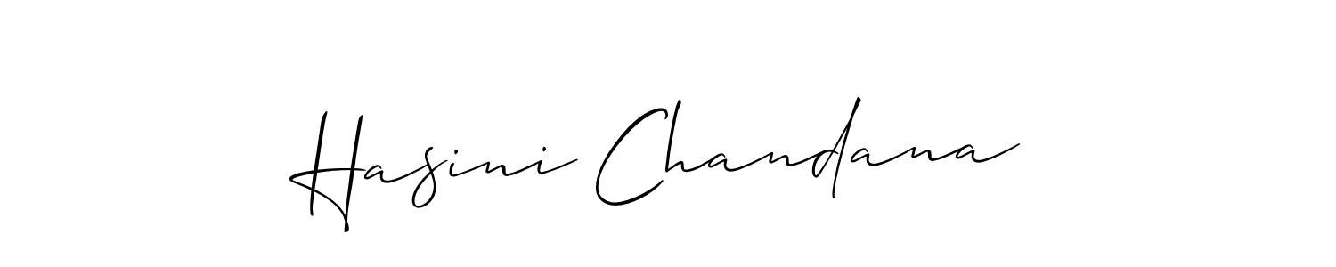 Make a beautiful signature design for name Hasini Chandana. Use this online signature maker to create a handwritten signature for free. Hasini Chandana signature style 2 images and pictures png