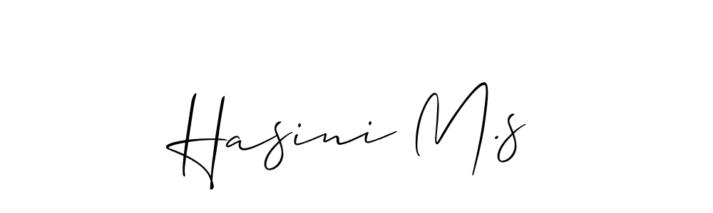 You can use this online signature creator to create a handwritten signature for the name Hasini M.s. This is the best online autograph maker. Hasini M.s signature style 2 images and pictures png