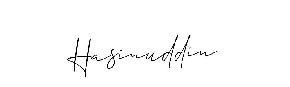 The best way (Allison_Script) to make a short signature is to pick only two or three words in your name. The name Hasinuddin include a total of six letters. For converting this name. Hasinuddin signature style 2 images and pictures png