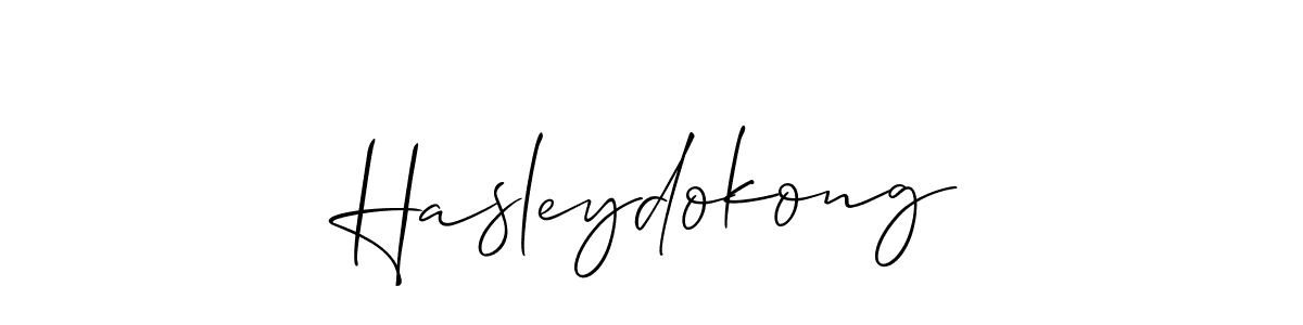 Make a beautiful signature design for name Hasleydokong. Use this online signature maker to create a handwritten signature for free. Hasleydokong signature style 2 images and pictures png