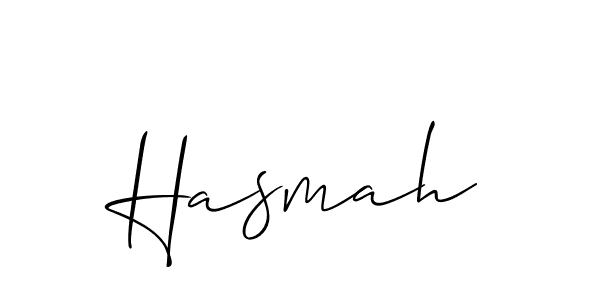 It looks lik you need a new signature style for name Hasmah. Design unique handwritten (Allison_Script) signature with our free signature maker in just a few clicks. Hasmah signature style 2 images and pictures png