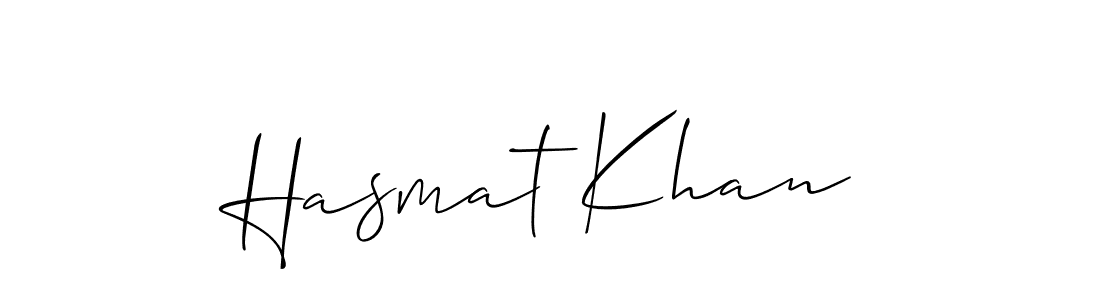 Hasmat Khan stylish signature style. Best Handwritten Sign (Allison_Script) for my name. Handwritten Signature Collection Ideas for my name Hasmat Khan. Hasmat Khan signature style 2 images and pictures png