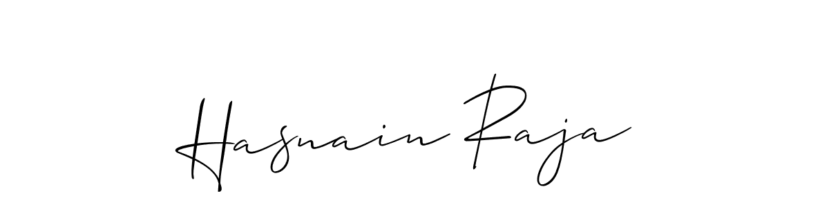 if you are searching for the best signature style for your name Hasnain Raja. so please give up your signature search. here we have designed multiple signature styles  using Allison_Script. Hasnain Raja signature style 2 images and pictures png