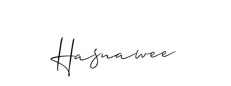 Hasnawee stylish signature style. Best Handwritten Sign (Allison_Script) for my name. Handwritten Signature Collection Ideas for my name Hasnawee. Hasnawee signature style 2 images and pictures png